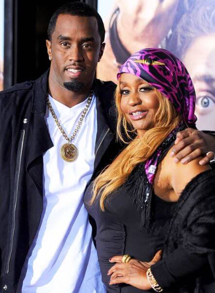 Janice Combs with her son Sean Combs.